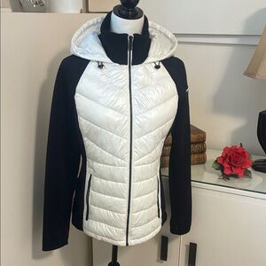 Calvin Klein Black and White Jacket Size M